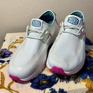 Hey Dude Sirocco Light Gray Slip/on Sneakers Size 9